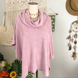 Barefoot Dreams CozyChic Ultra Lite Cowl Neck Short Sleeve Small Medium